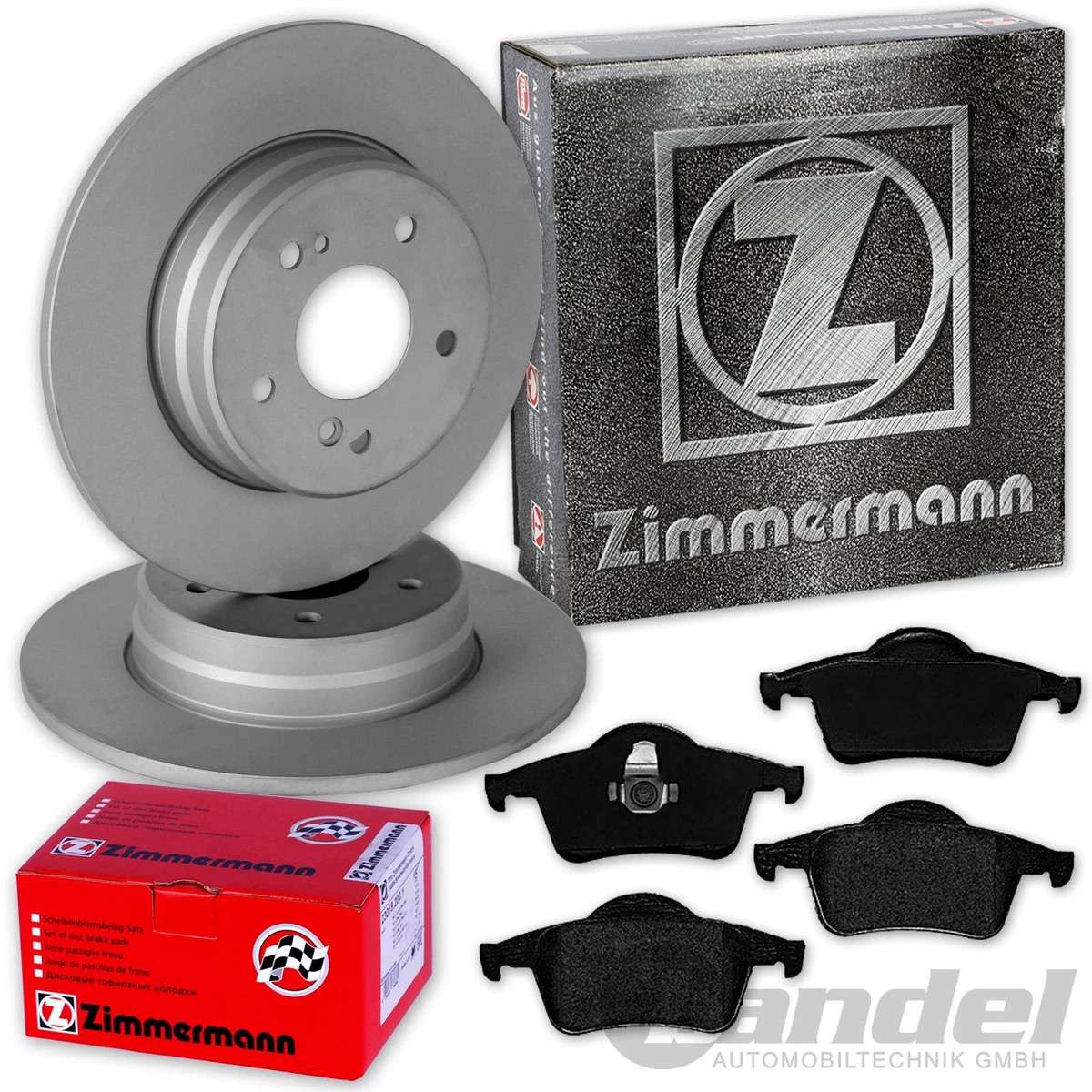 Гальмівні колодки та диски Zimmermann для SEAT Altea XL (5P5, 5P8) 2.0 FSI