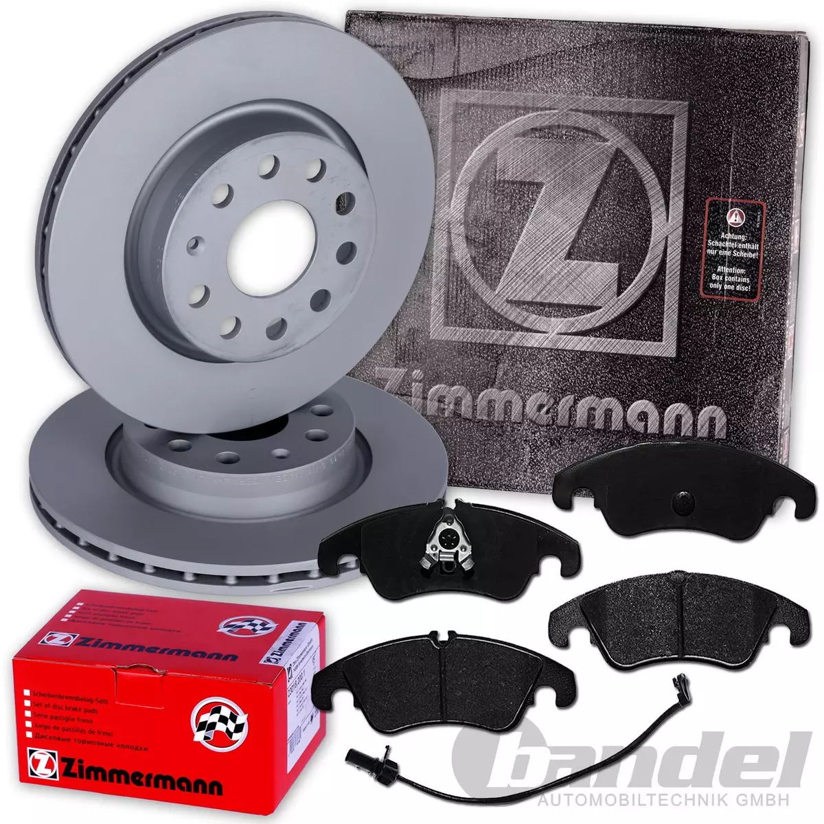 Гальмівні колодки та диски Zimmermann для SEAT Altea XL (5P5, 5P8) 2.0 FSI